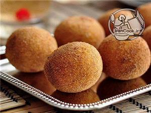 طرز تهيه توپ هاي سيب زميني سوخاري+عکس