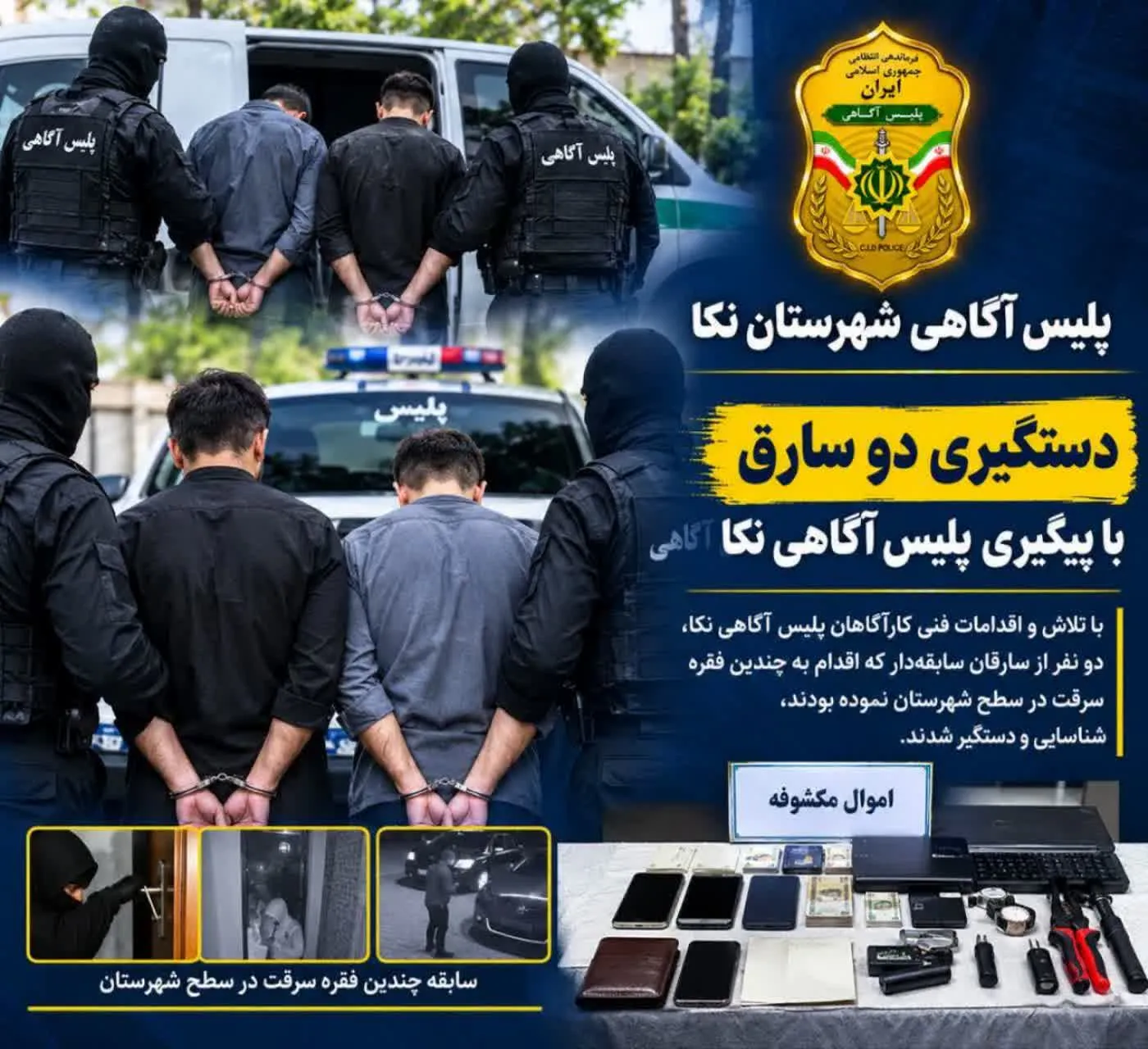 دستگیری سارقان مزارع و باغات در نکا