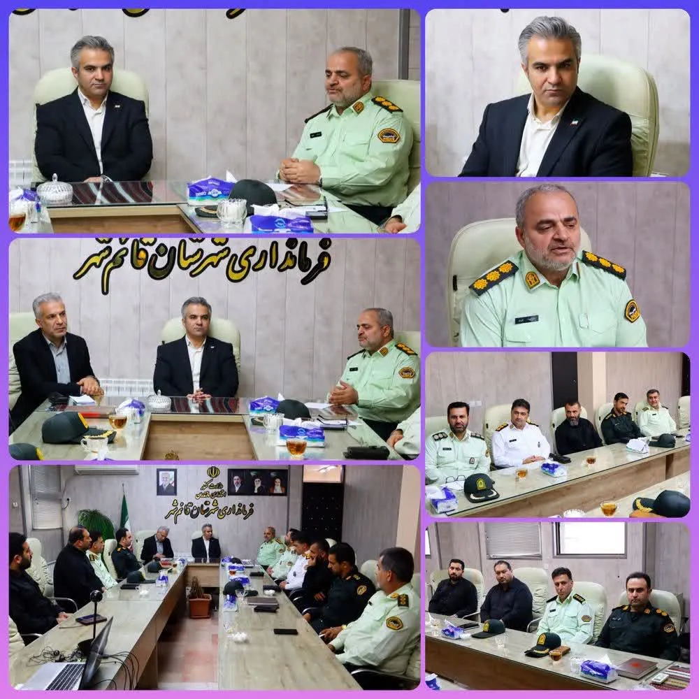دیدارفرمانده انتظامی شهرستان قائم‌شهر با فرماندار؛ تأکید بر تعامل و هم‌افزایی برای حفظ امنیت و آرامش شهروندان