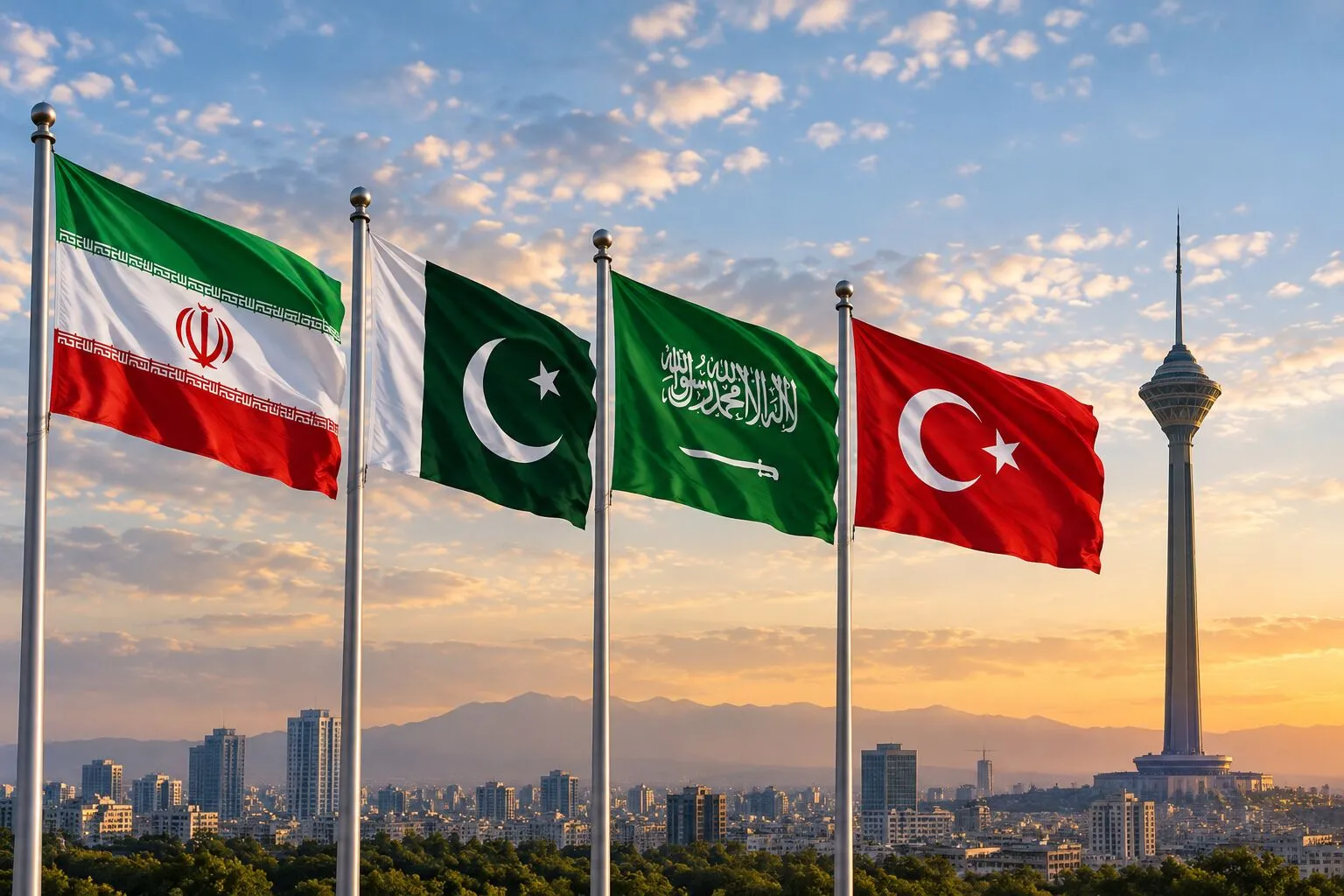 سفر مقام‌های ارشد عربستان، پاکستان و ترکیه به تهران