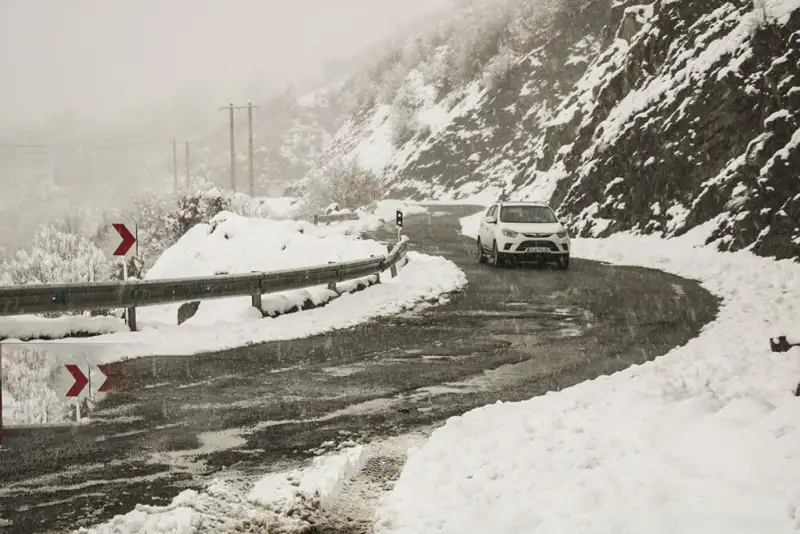 بارش برف و باران در 7 استان