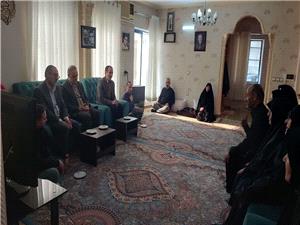 ديدارمديرکل بنياد مازندران با خانواده شهيدان شاليکار