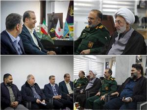 ديدار سرپرست غله استان با فرمانده سپاه کربلاي مازندران