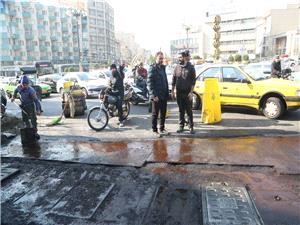 رفع معضل آبماندگي ميدان جمهوري با اجراي طرح نگهداشت 360 درجه عمراني