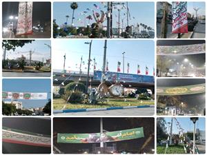 آذينبندي گسترده شهر بابل به مناسبت اعياد شعبانيه، ولادت امام زمان(عج) و ايامالله دهه فجر