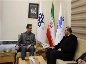 ديدار مديرعامل منطقه آزاد ارس با مديرکل صداوسيماي آذربايجان شرقي