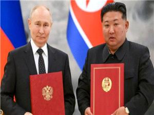 تبادل هدایا بین پوتین و کیم/ روسیه و کرهشمالی در صورت وقوع جنگ به هم کمک میکنند