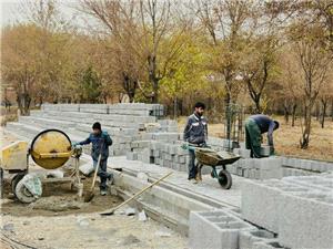 پروژه زمين چمن شهداي گمنام در مسير تکميل