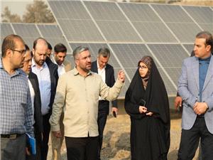 بهينهسازي و توسعه پنلهاي نيروگاه خورشيدي سرخهحصار