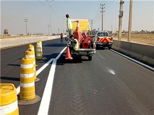 عمليات خط کشي محور پيشوا به شريفآباد در استان تهران به پايان رسيد