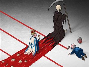 هولندی یتوّج بجائزه الکاریکاتیر الأوروبی عن رسم یفضح الإباده الإسرائیلیه