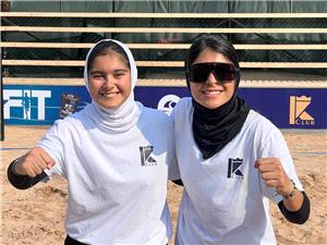 قهرماني فرحبدنيا و حيدري در تنيس ساحلي جام خليج فارس