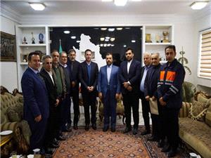 ديدار مديرکل و فعالان راهداري و حمل ونقل جاده اي با استاندار فارس به مناسبت هفته حملونقل