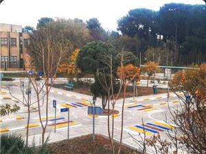 نوسازي و خطکشي بوستان آموزش ترافيک منطقه 20