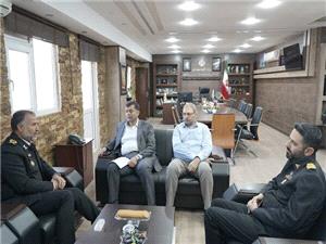 ديدار فرمانده نيروي دريايي بوشهر با مديرکل راه و شهرسازي استان بوشهر درخصوص تعيين تکليف اراضي نداجا