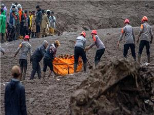 شمار کشتهشدگان رانش زمین در اندونزی به 34 نفر رسید