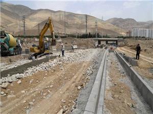 اجراي عمليات 29 کيلومتري جدول، نهر و کانيو در معابر منطقه 22