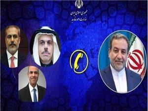 رايزني عراقچي با همتايان مصري، عربستاني و ترکيهاي