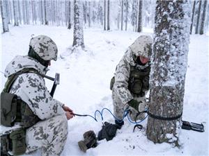 In Finland`s forests, soldiers re-learn how to lay anti-personnel mines