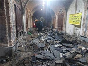 آغاز عمليات بازسازي سنگفرش کف بازارچه عودلاجان منطقه 12