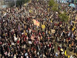 تظاهرات گسترده عليه نتانياهو در اسرائيل