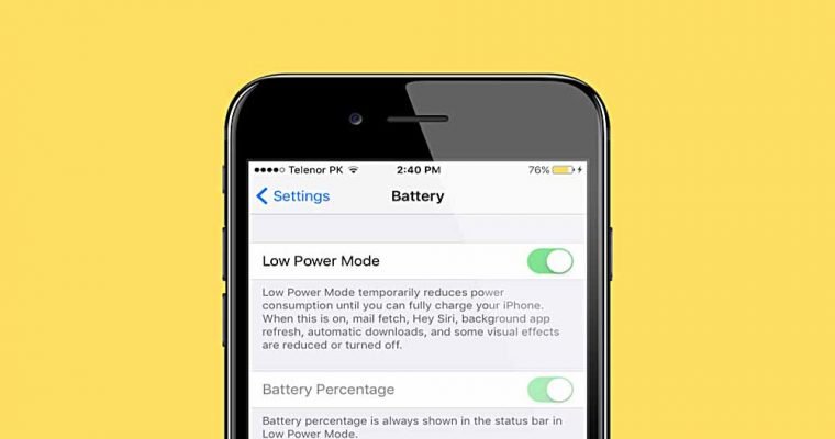 افزودن گزينه تغيير وضعيت براي low power mode با اين ترفند جيلبريک