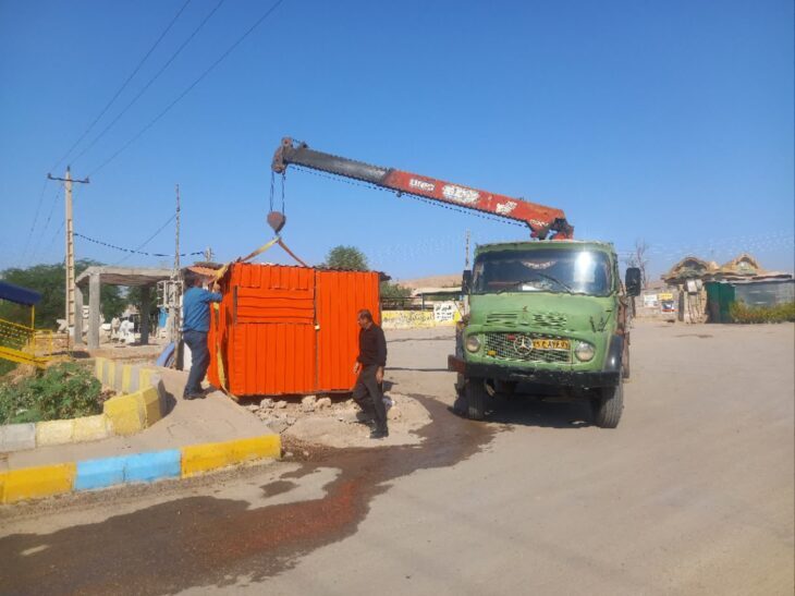 جمع‌آوري کيوسک‌هاي غيرمجاز در ياسوج