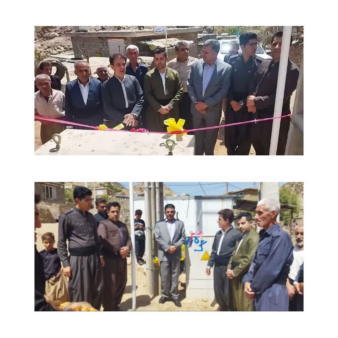 مدير اداره برق شهرستان ثلاث باباجاني : به مناسبت هفته دولت افتتاح و کلنگ زني 12 پروژه برق ثلاث باباجان انجام شد