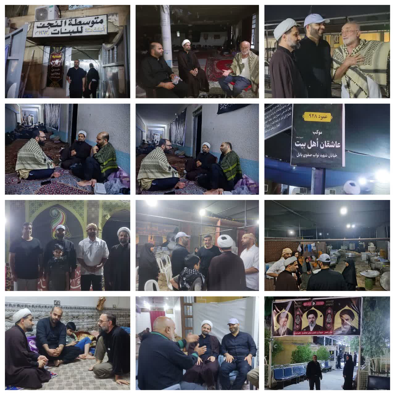 بازديد مسئولان شهرستان بابل از مواکب خدمت‌رساني شهرستان در عراق