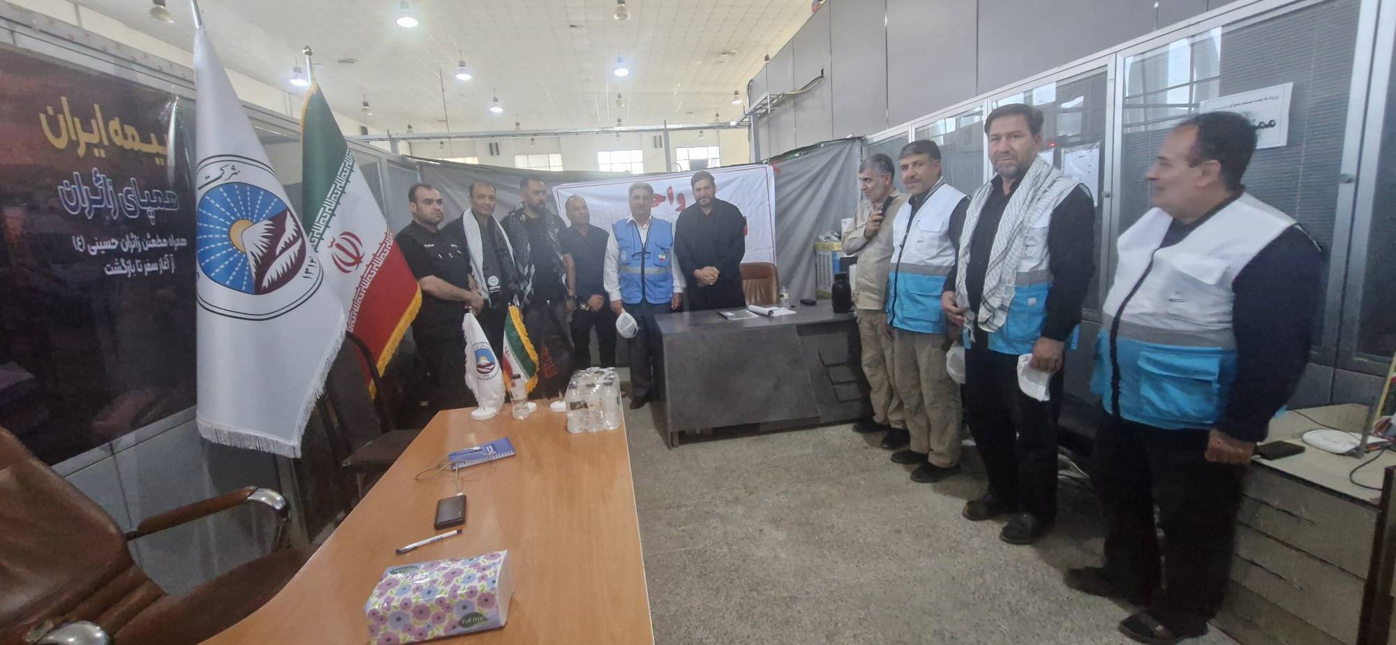 استقرار میدانی تیمهای بیمه ایران در مرز مهران