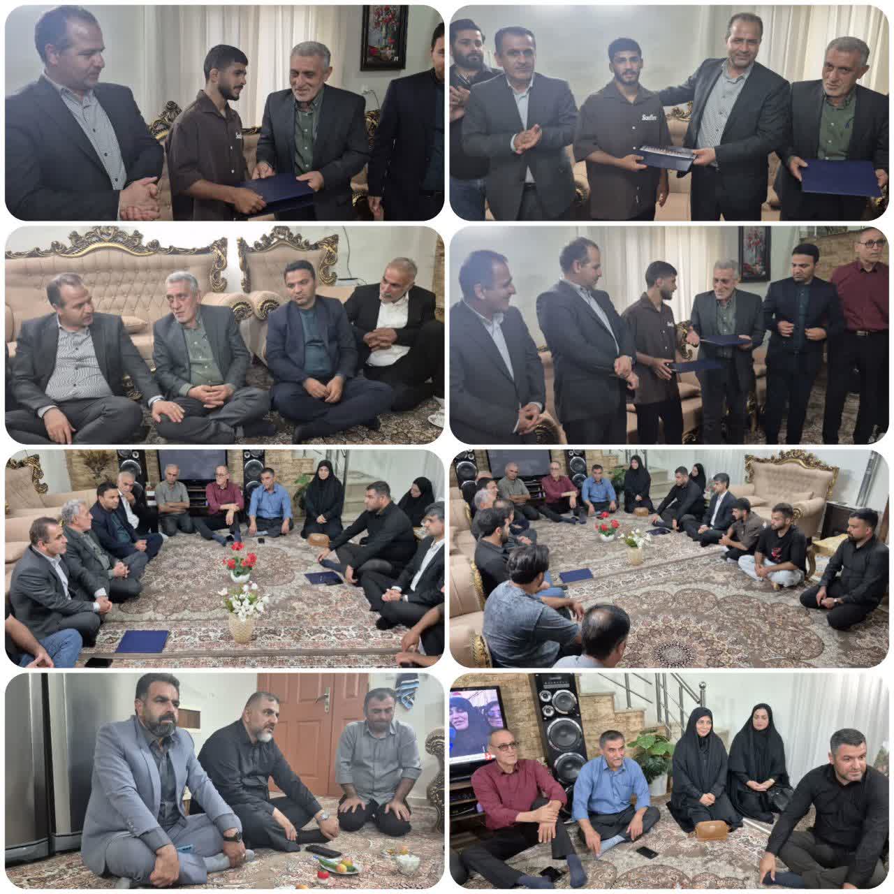 ازاميررضا طهماسب پورنوجوان طلايي کشتي فرنگي جهان تجليل شد