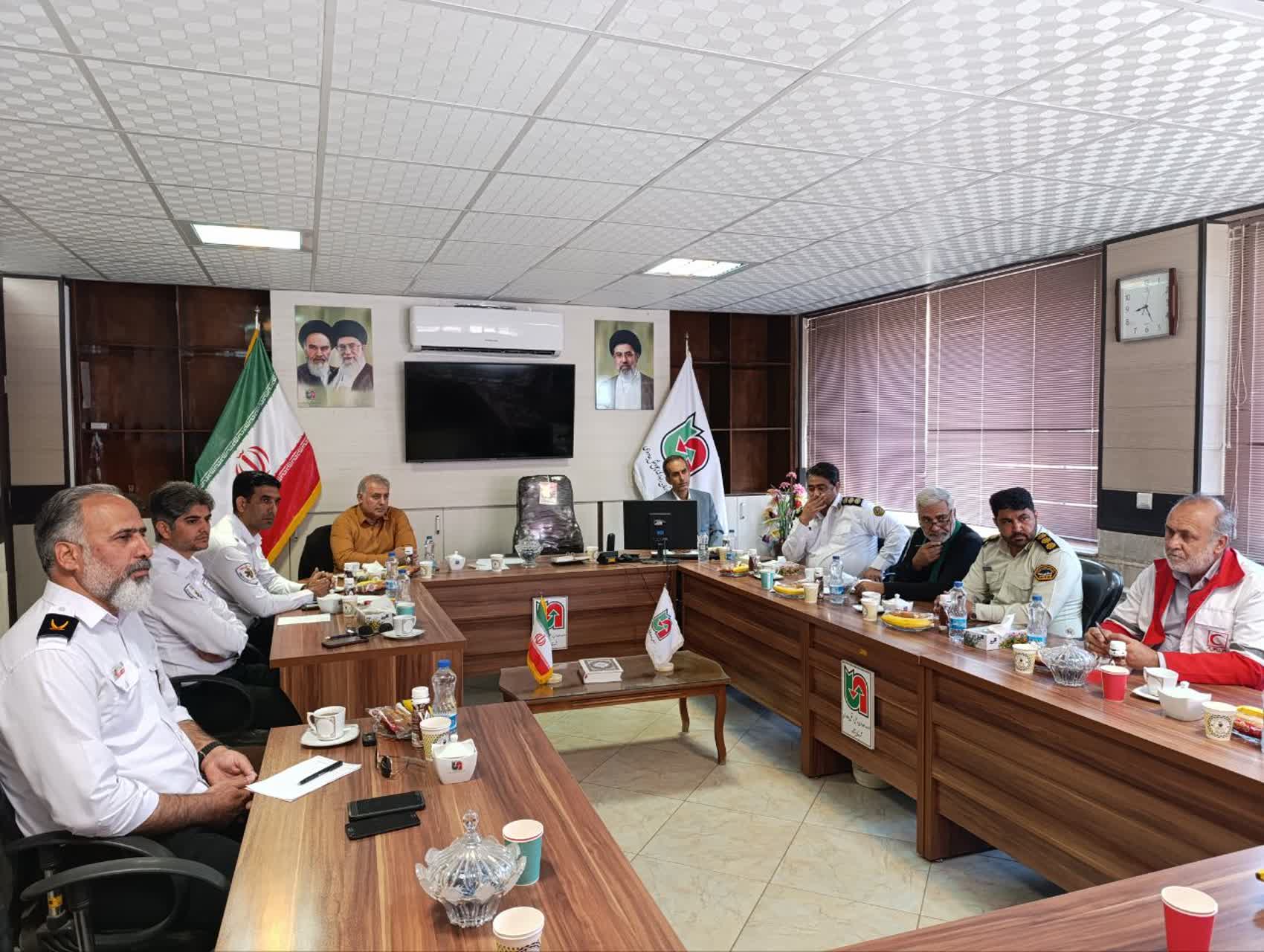 برگزاري جلسه هماهنگي ستاد ايام پاياني ماه صفر در اداره راهداري نيشابور
