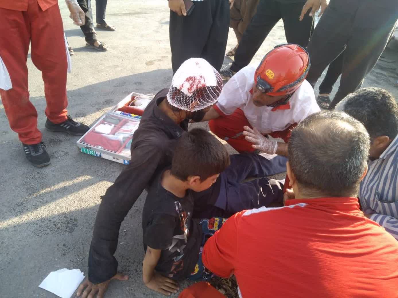 مديرعامل جمعيت هلالاحمر استان کرمانشاه : واژگوني خودروي ساينا در محور کرمانشاه–صحنه 7 مصدوم بر جاي گذاشت