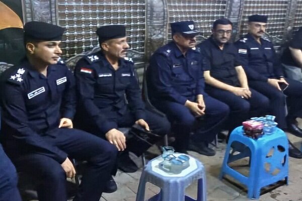 بازديد رئيس دفاع مدني عراق از موکب جنتالحسين(ع) شهرداري تبريز