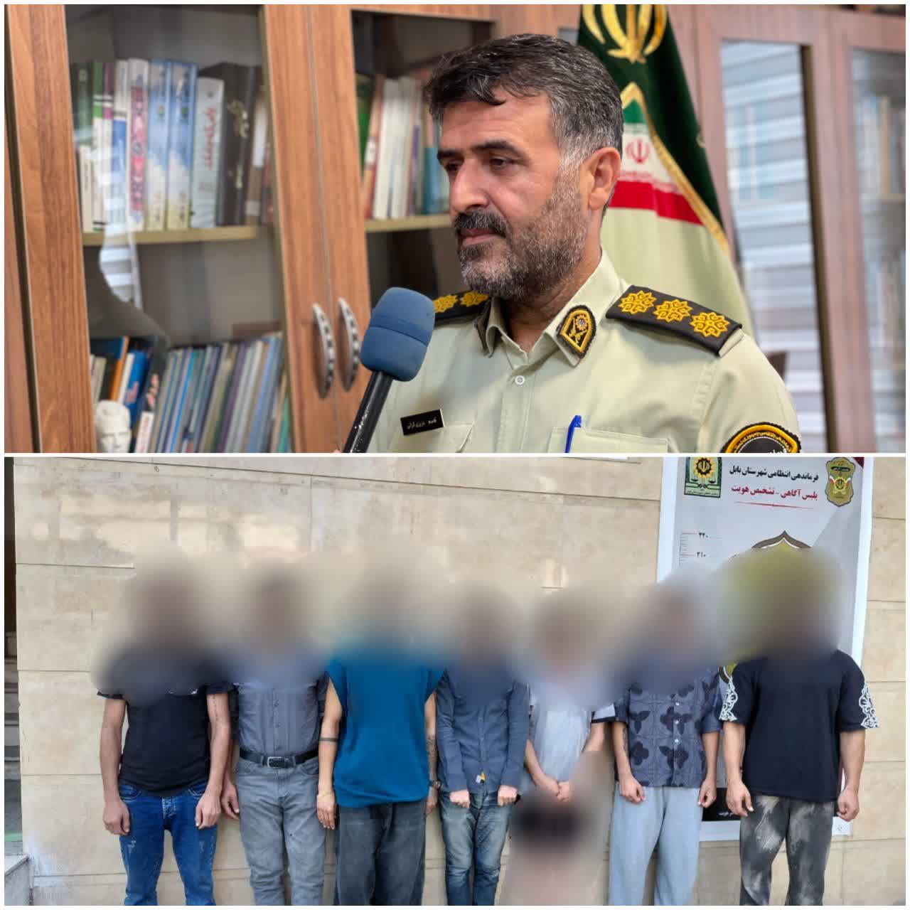 ضربه مقتدرانه پليس بابل به سارقان حرفه اي