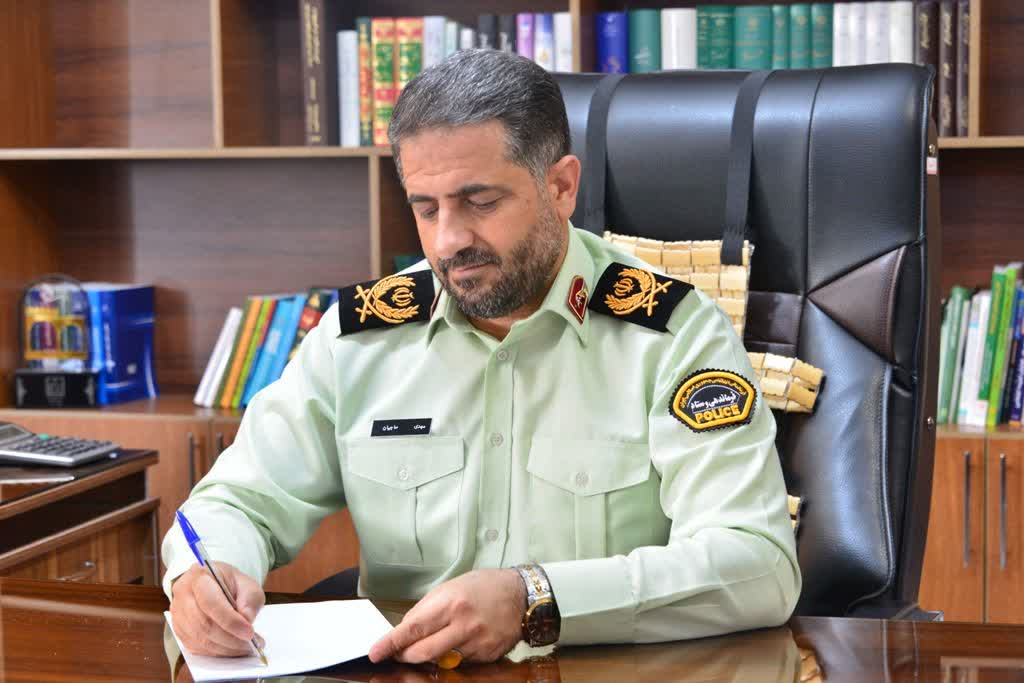 پيام تبريک فرمانده انتظامي استان کرمانشاه به مناسبت روز خبرنگار