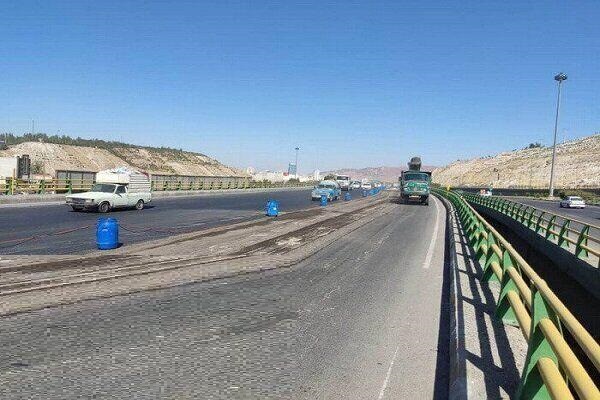 اعمال محدودیت ترافیکی در آزدراه شهید کسایی تبریز