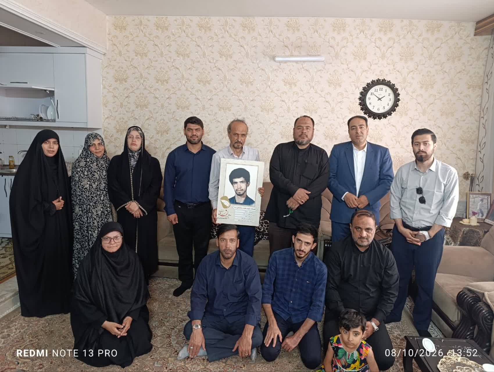 دیدار با خانواده معظم شهید خبرنگار سردار محمدرضا نعمتی نژاد شهرستان نیشابور