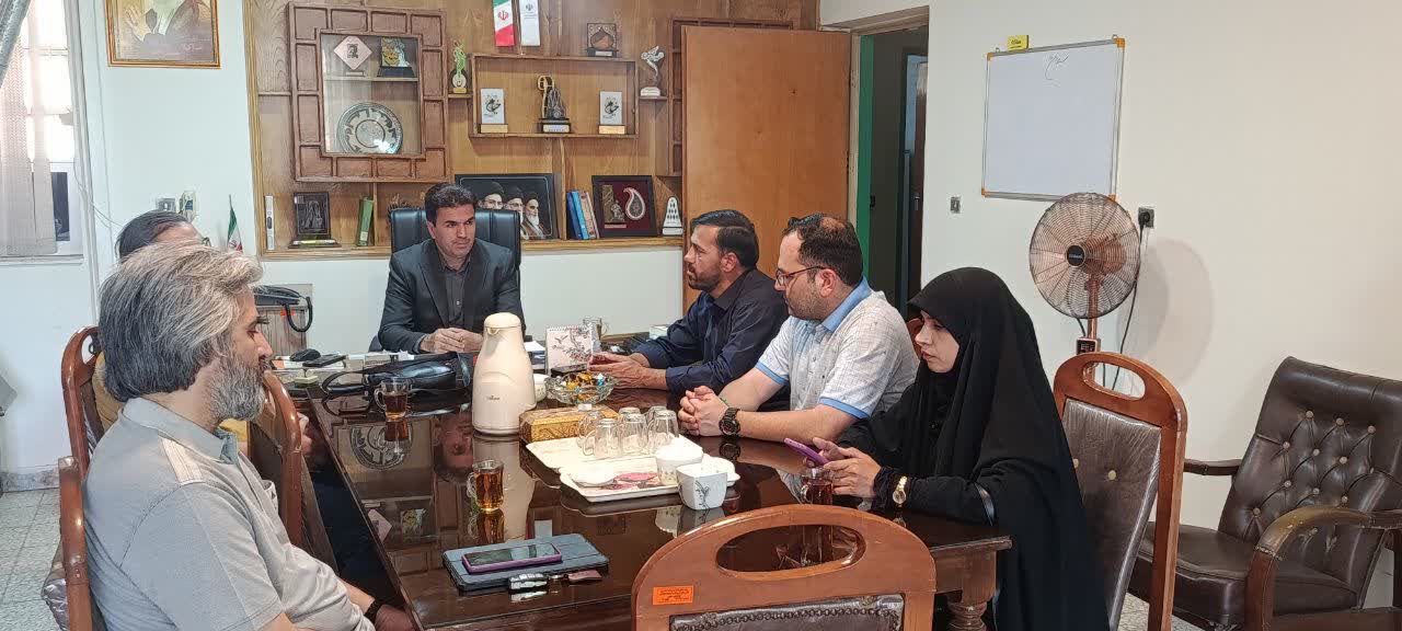 دیدار اعضای دفتر صدا وسیما با سرپرست اداره فرهنگ و ارشاد اسلامی نیشابور