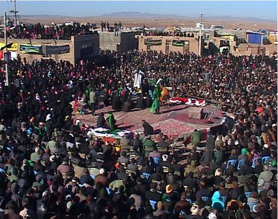 برگزاری بزرگترین هیات شرق کشور در روستای کفکی شهرستان فیروزه