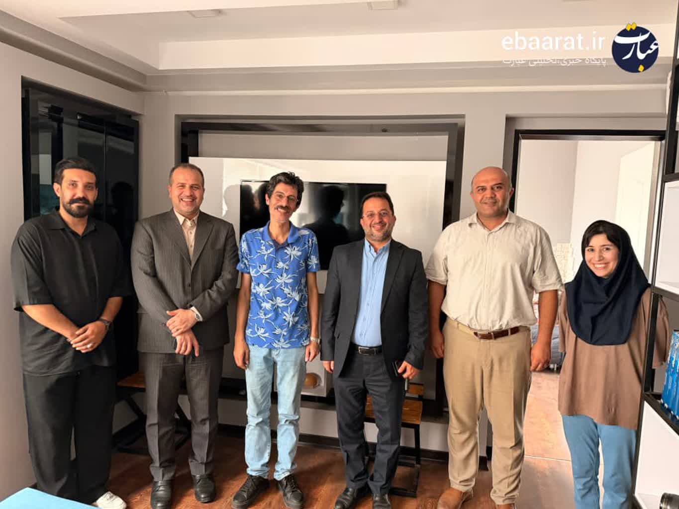 دیدار فرماندار بابل با مدیرمسئول و کارکنان پایگاه خبری تحلیلی «عبارت» به مناسبت روز خبرنگار