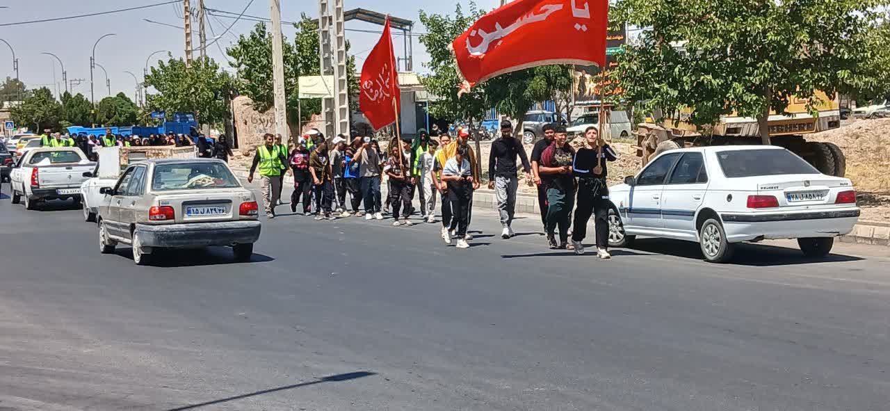 2500 زائر پیاده از شهرستان فیروزه راهی حرم مطهر رضوی شدند