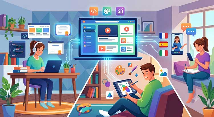 10 وبسایت آموزشی برای یادگیری مهارت بدون رفتن به کلاس حضوری