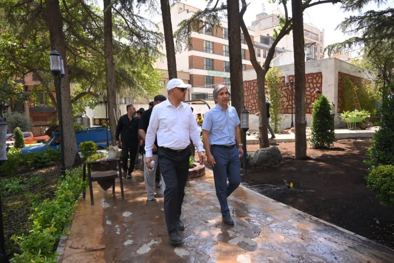 بوستان جهاندیدگان در منطقه یک در آستانه افتتاح