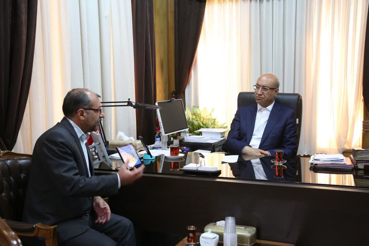 سرپرست اداره‌کل غله و خدمات بازرگانی استان با استاندار کرمانشاه دیدارکردند
