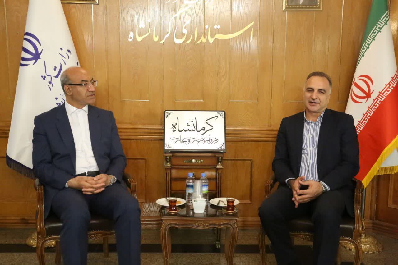 معاون زراعت وزارت جهاد کشاورزی با استاندار کرمانشاه در هفته دولت دیدار کرد