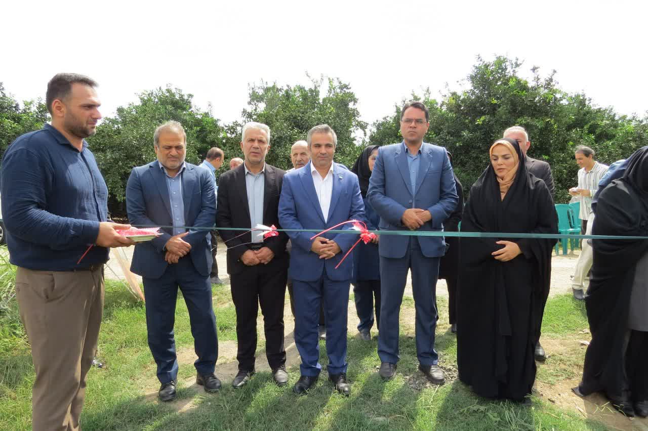 افتتاح دو طرح عمرانی بخش کشاورزی با اعتبار 12 میلیارد و 770 میلیون ریال در روستای آهنگرکلا بیشه‌سر قائم‌شهر