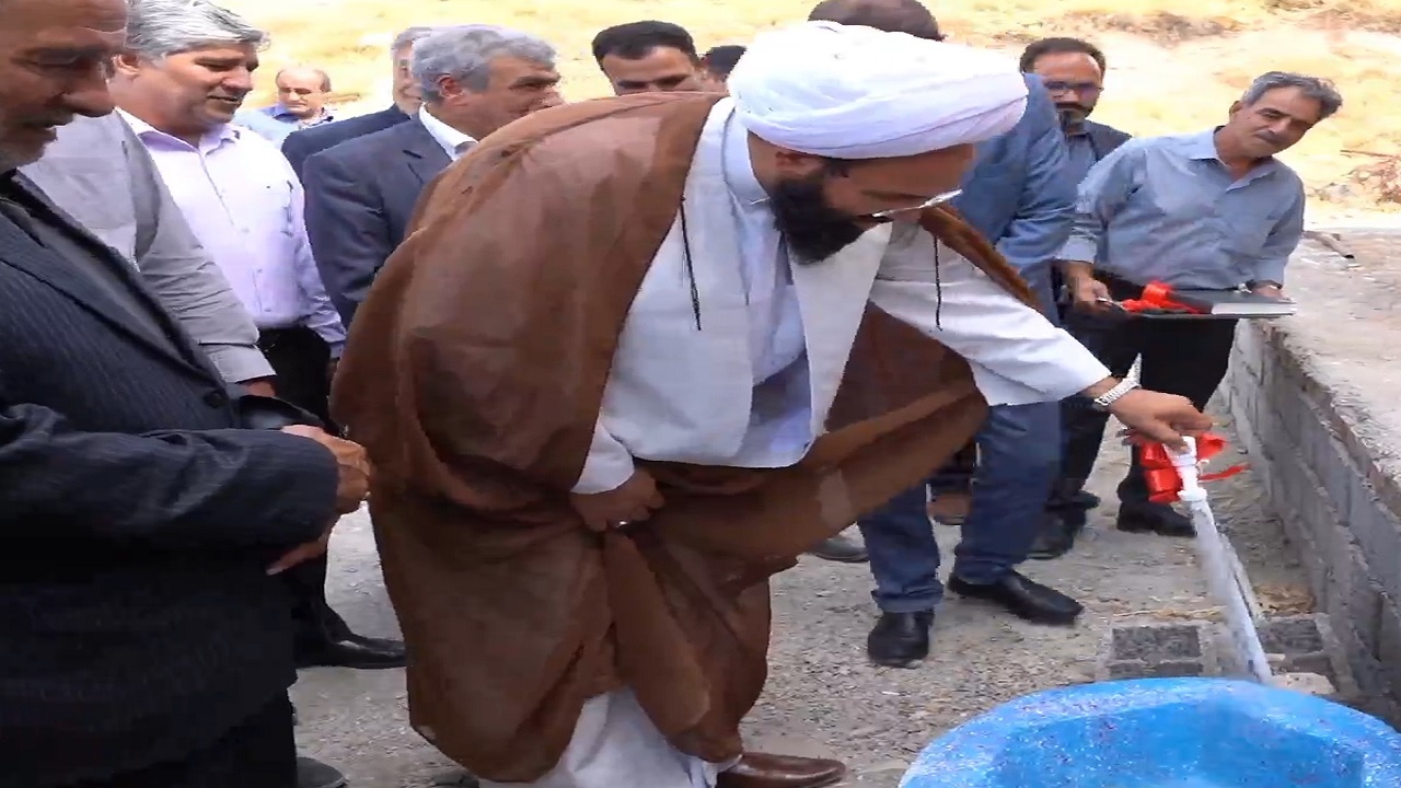 بهره‌برداری از طرح آب شرب روستای قوشبلاغ آذربایجان شرقی
