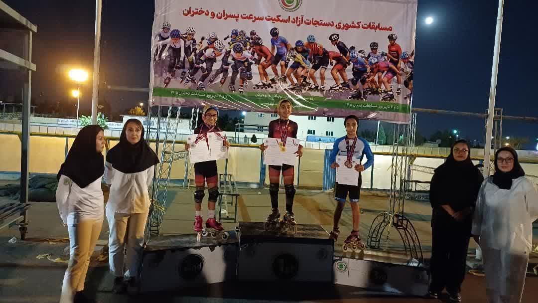 مازندران روی سکوی افتخار/ 14 مدال رنگارنگ در اسکیت سرعت دستجات آزاد کشور
