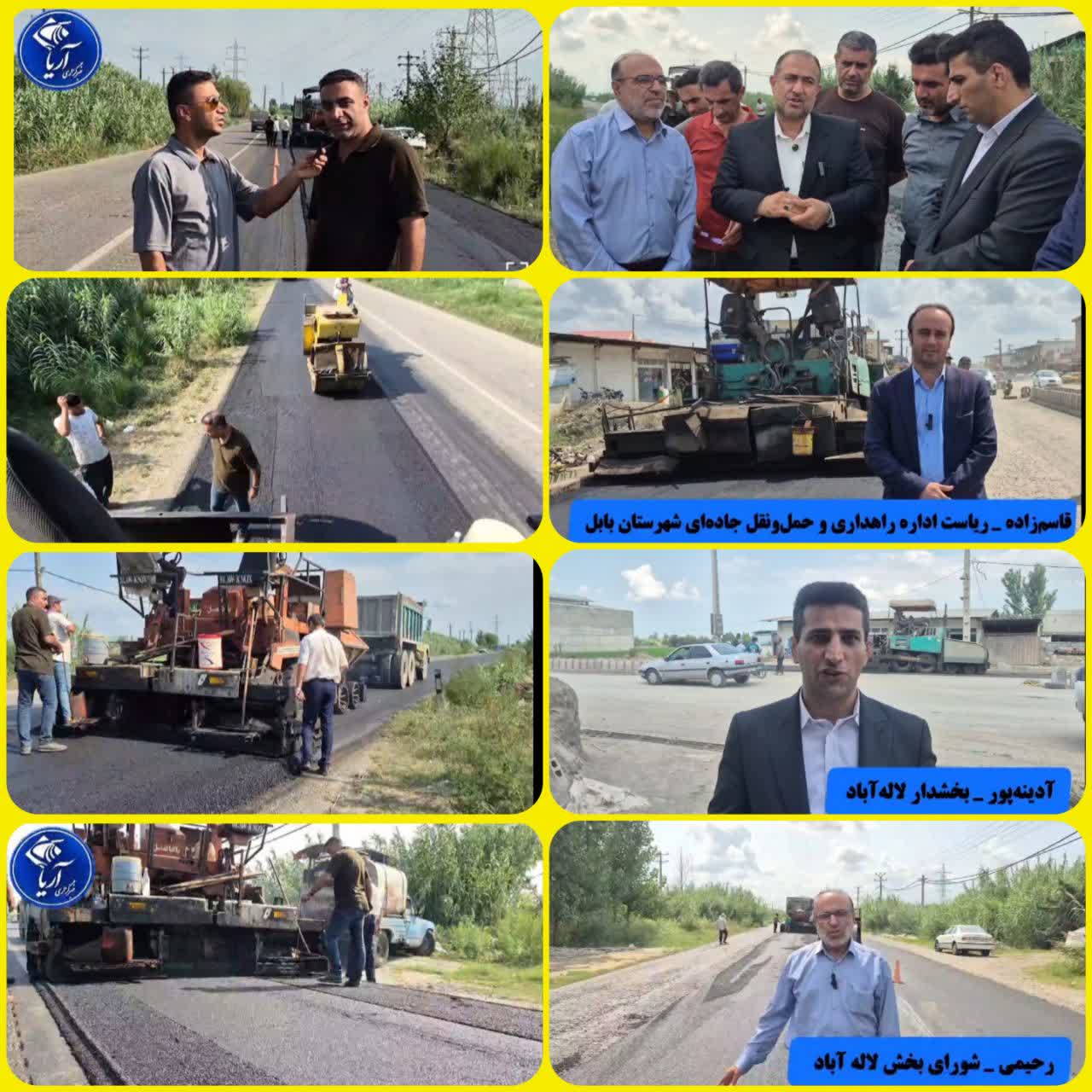 ازآسفالت کمربندی احمدچاله‌پی تا اجرای پروژه‌های متعدد؛ بابل در صدر پروژه‌های هفته دولت